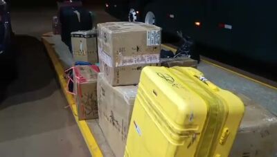 Imagem da notícia Jovem é detido transportando mais de R$ 90 mil em mercadorias do Paraguai, em Chapadão do Sul